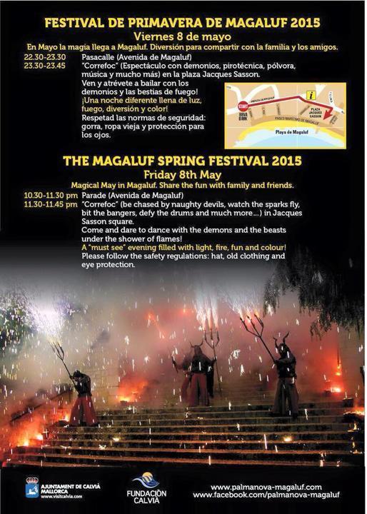Festivalul primaverii in Magaluf