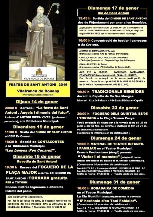 Sant Antoni in Vilafranca de Bonany